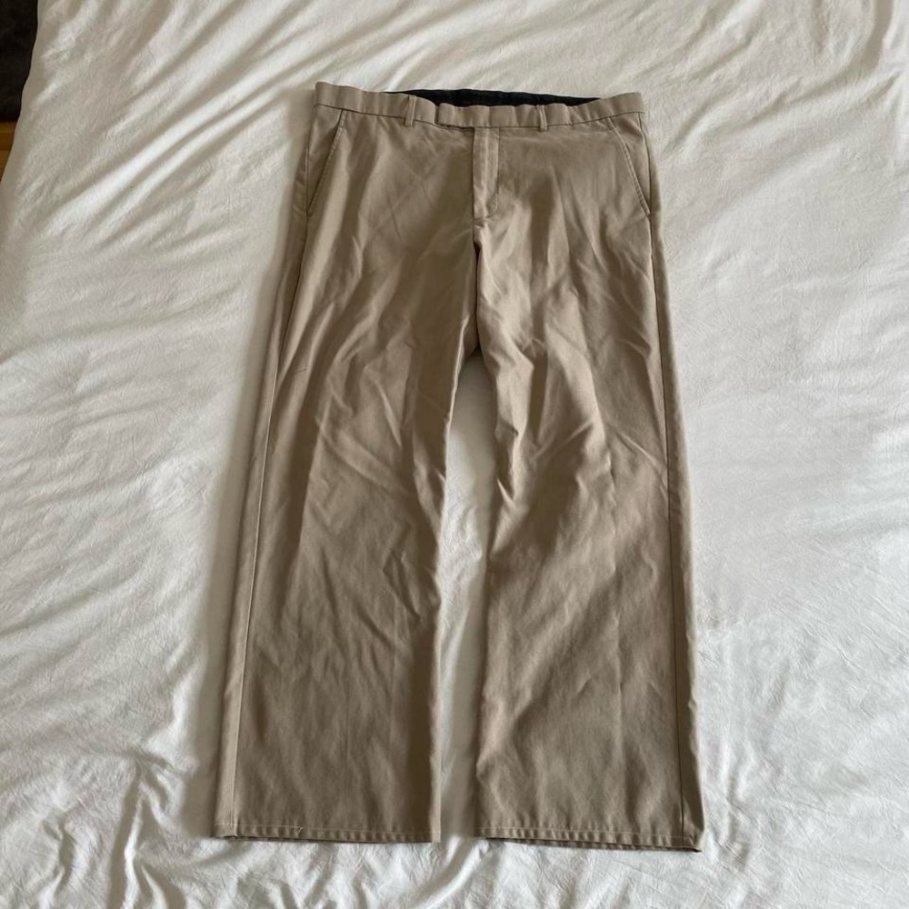 Tang baggy wide leg trousers with belt loop